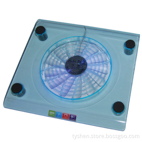 Single Fan Cooling Pad with LED Light